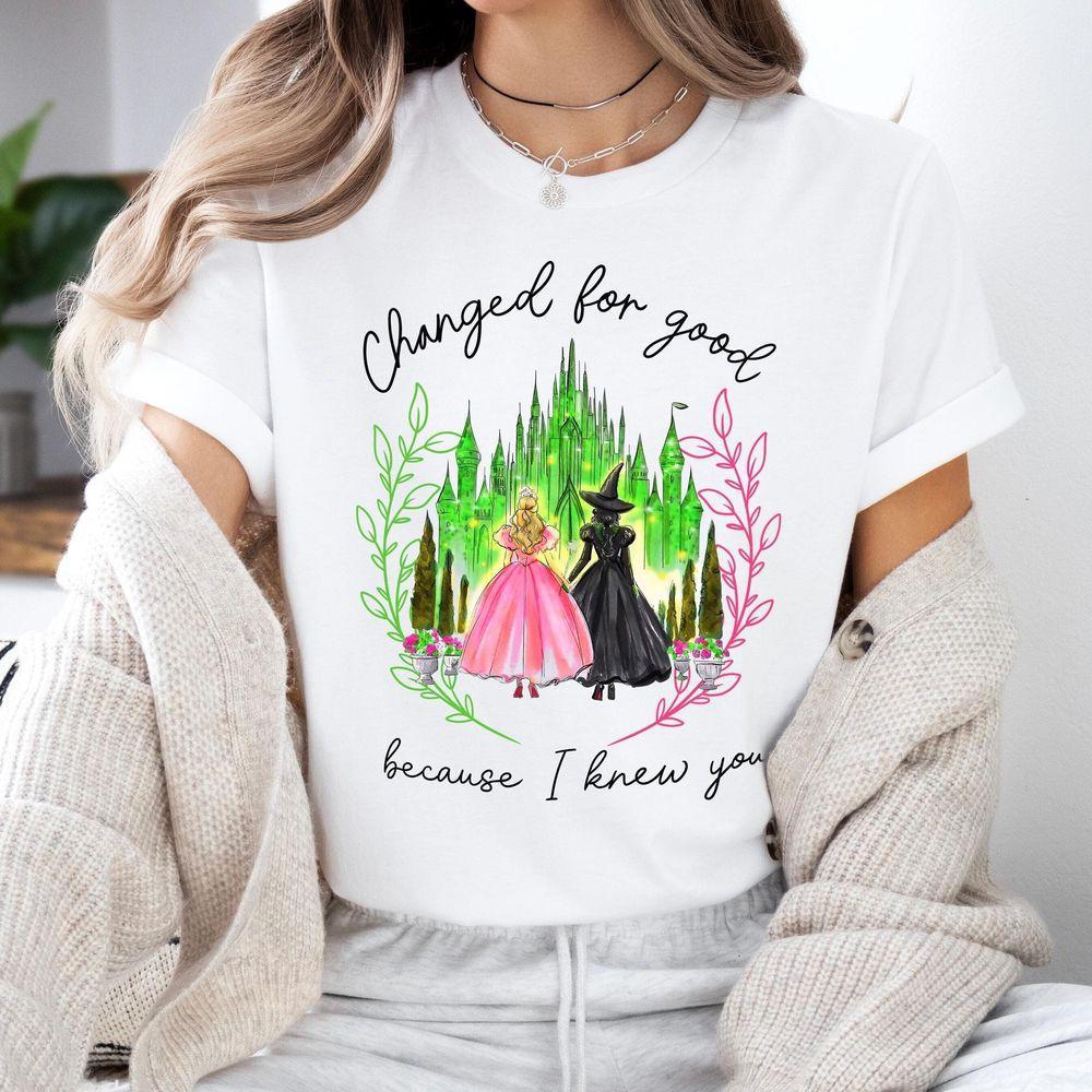 Change For Good Wicked Inspired Watercolor T-shirt Aesthetic Changed For Good Shirt Wizard Of Oz Tee Wicked Defy Gravity Wicked Musical Limited Edition Tshirt